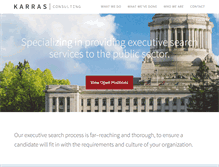 Tablet Screenshot of karrasconsulting.net